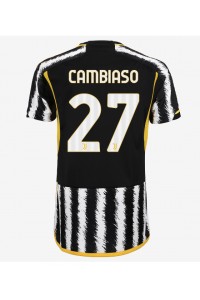 Fotbalové Dres Juventus Andrea Cambiaso #27 Dámské Domácí Oblečení 2023-24 Krátký Rukáv